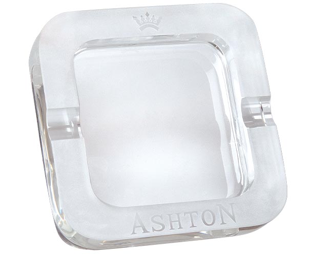 Ashton Ice Carved Crystal Ashtray Ashton Distributors®